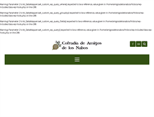 Tablet Screenshot of amigosdelosnabos.com